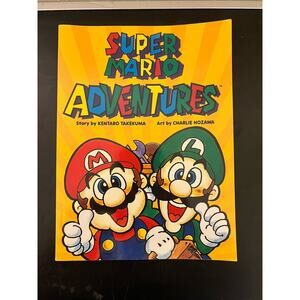 Super Mario Adventures TPB Comic Book by Kentaro Takekuma & Charlie Nozawa